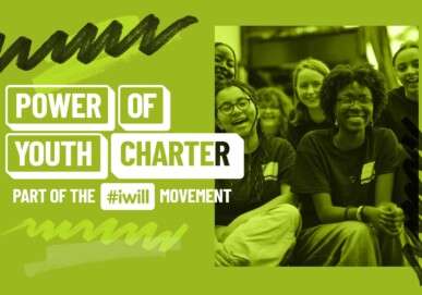 Power of Youth Charter logo — part of the #iwill movement
